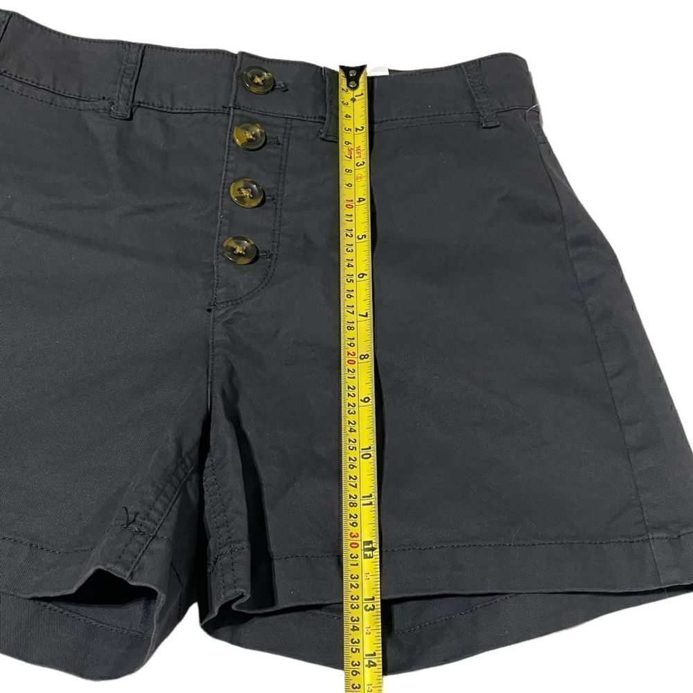 NWT Old Navy Women’s Charcoal Gray Button Up Shorts Size 4 - Picture 10 of 15